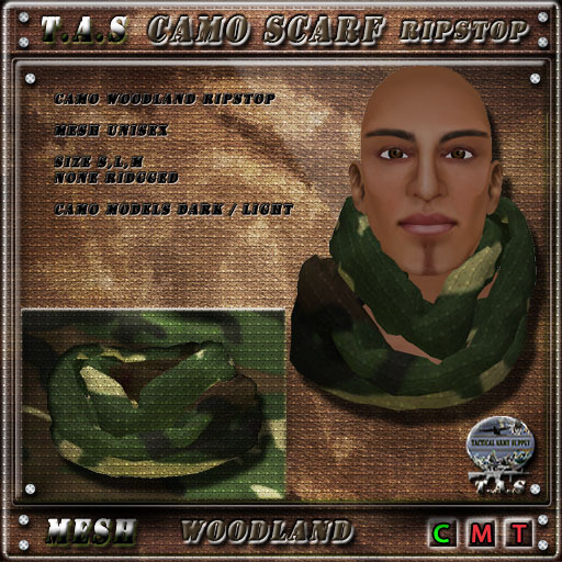 TAS SCARF WOODLAND