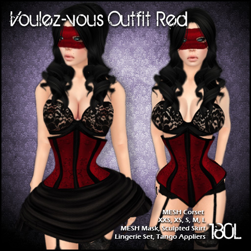 [ SAKIDE ] Voulez-vous Corset Red DEMO