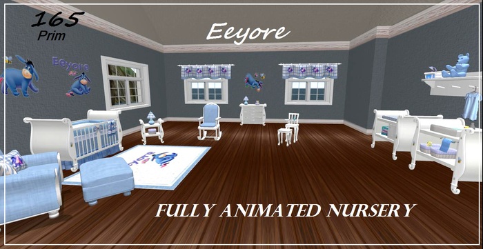 EEYORE NURSERY BLUE