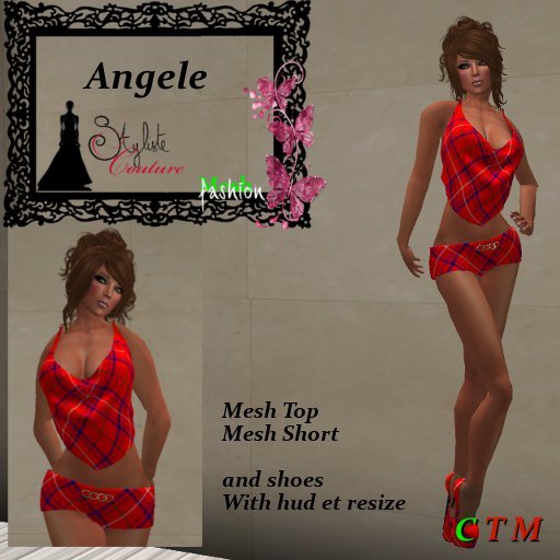 Angele Tartan Rouge