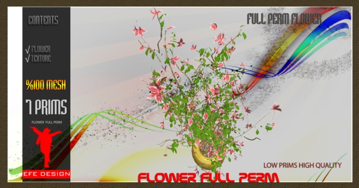 Mesh Flower  Full perm EFE DESIGN