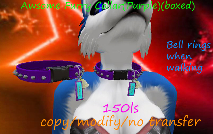 Awsome Furry Collar(Purple)(Boxed)