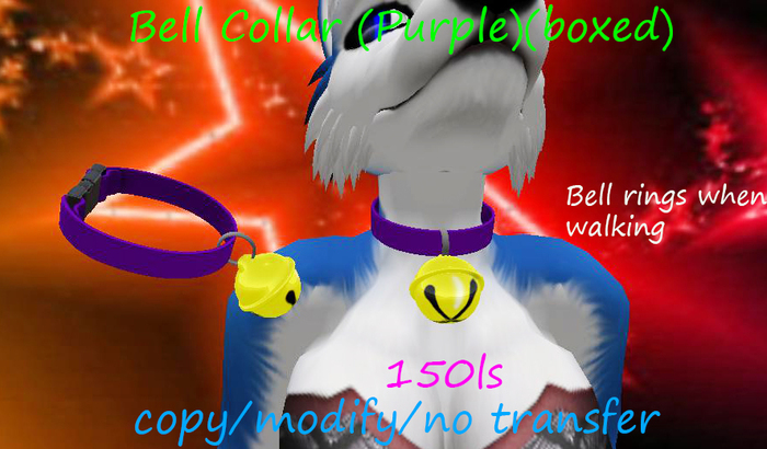 Bell Collar (Purple)(Boxed)