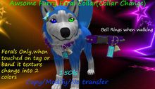 Awsome Furry Feral Collar(Color change)(Boxed)