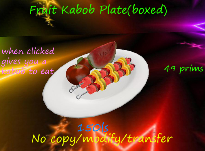 Fruit Kabob Plate(Boxed)