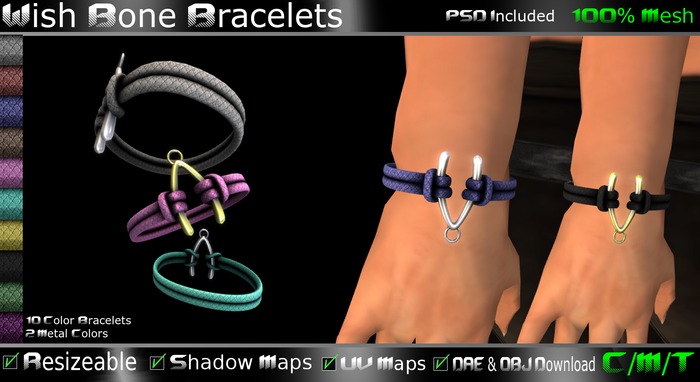 EVO - Wish Bone Bracelets (Boxed) 