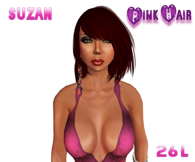 *Pink Hair* Suzan - Red/Black