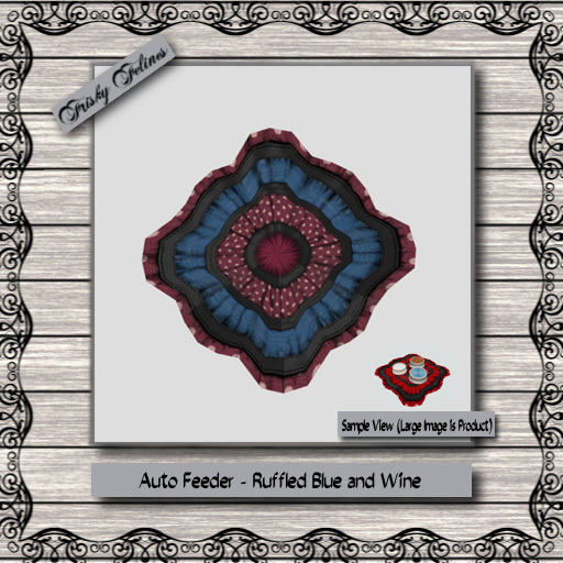 Happy Tiers Auto Food Mat - Blue Green