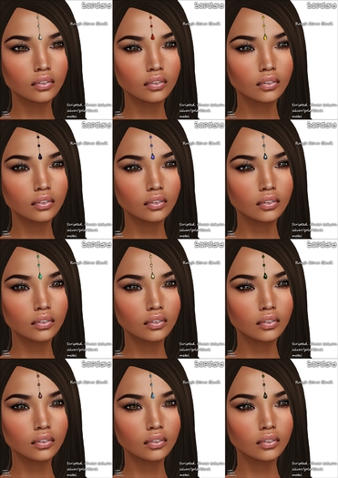 ~Soedara~ Rough Stone Bindi Fatpack