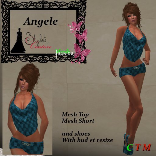 Angele Grunge bleu