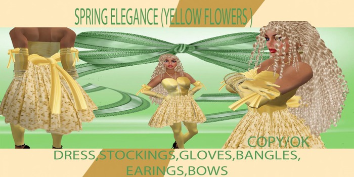 Spring Elegance ( yellow flowers )