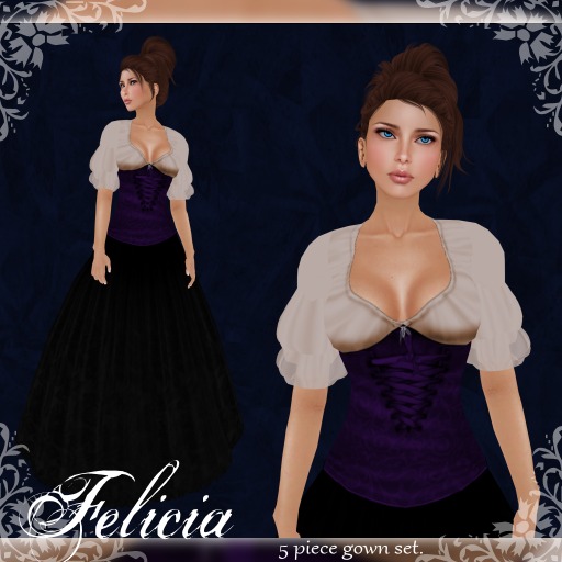 [K~*~S] Felicia - Gown - Sapphire