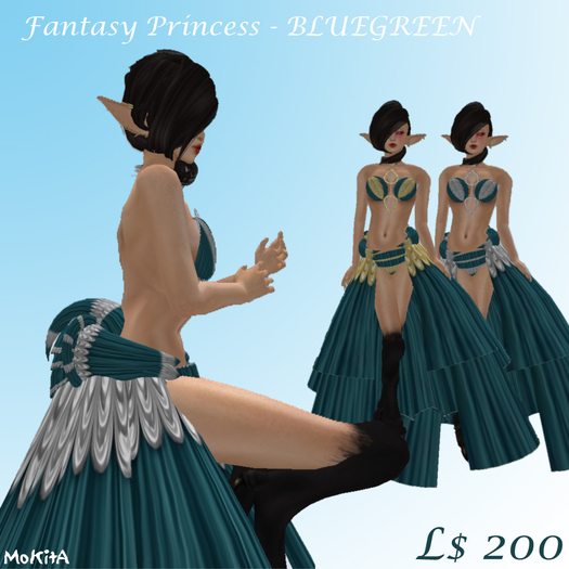 MoKitA - Fantasy Princess BLUEGREEN