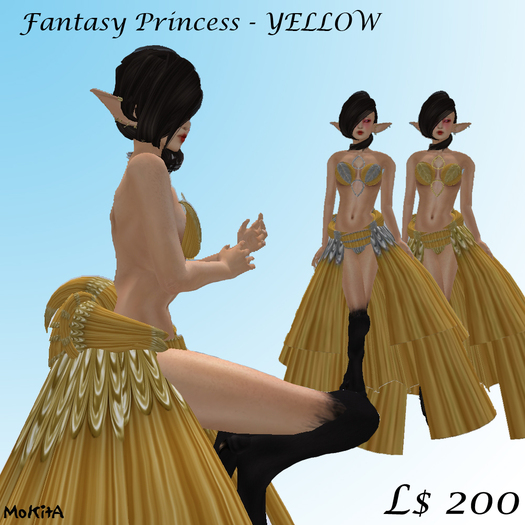 MoKitA - Fantasy Princess YELLOW