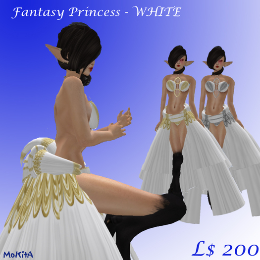 MoKitA - Fantasy Princess WHITE