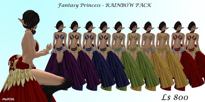 MoKitA - Fantasy Princess RAINBOW PACK
