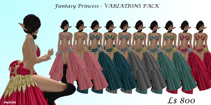 MoKitA - Fantasy Princess VARIATIONS PACK