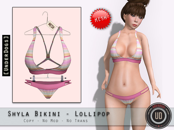 [UD] - Shyla Bikini - Lollipop - Mesh (Bag)