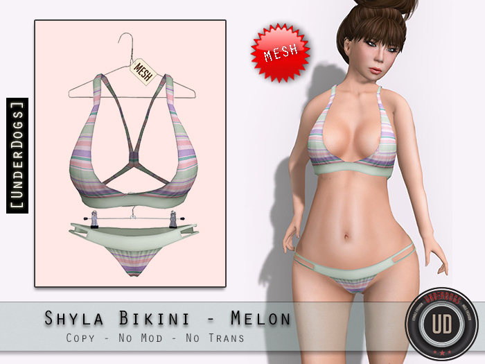 [UD] - Shyla Bikini - Melon - Mesh (Bag)
