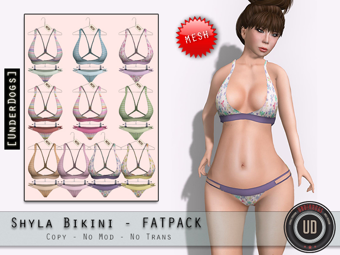 [UnderDogs] - Shyla Bikini - FATPACK - Mesh