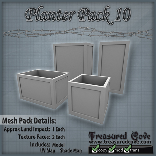 -TC- Planter Pack 10 Mesh 50% Discount!!