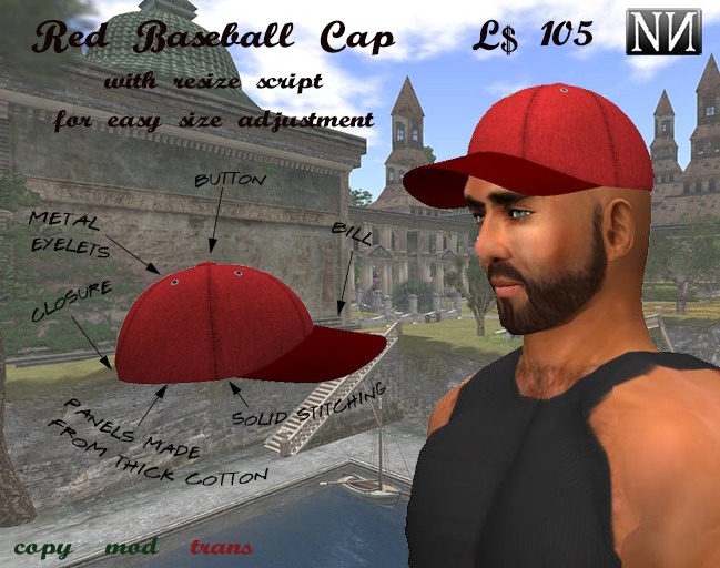 Baseball Cap Red