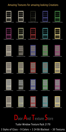 30 Tudor Window Textures, Rustic House Window Textures, Window Building Textures, Premium Windows for Builders 2170