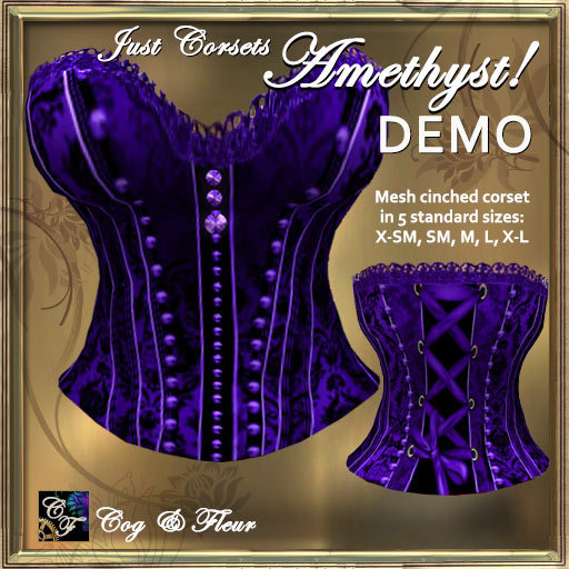 JUST CORSET -- RUBY! Mesh Corset