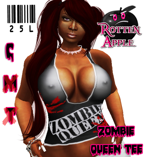..::Rotten Apple::.. Zombie Queen Tee