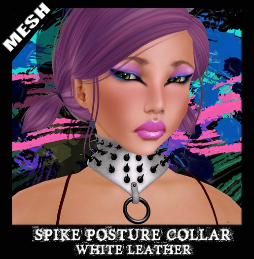 FK! - Blue Cyber Neck Corset