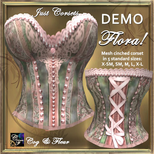 JUST CORSET -- RUBY! Mesh Corset