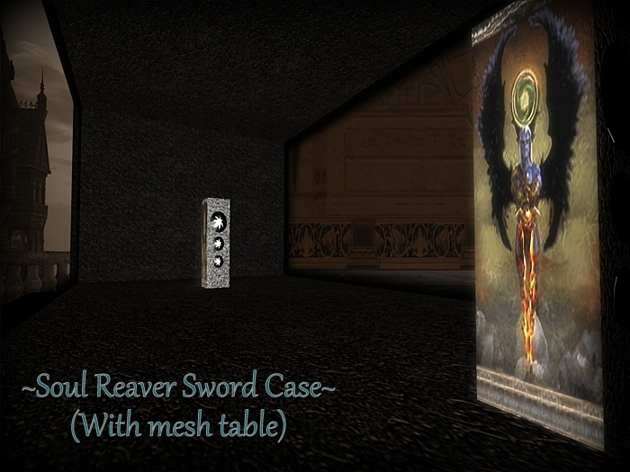 Soul Reaver Display Case w/table