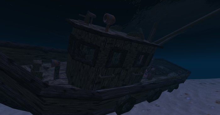Sunken Trawler Boat