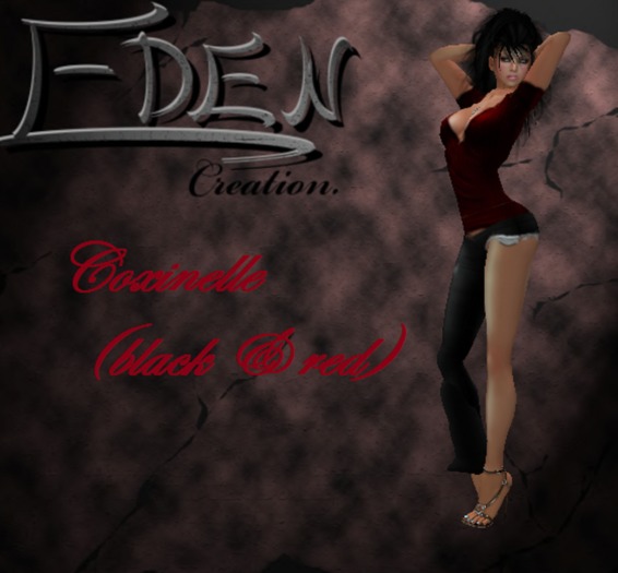 coxinelle (black & red)