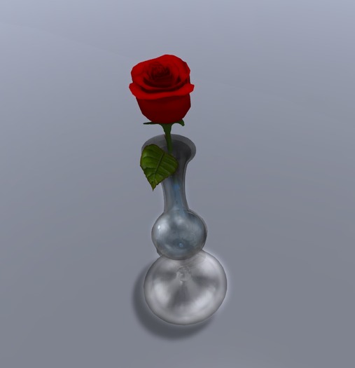 [Celebrationz] Heart Glass Rose