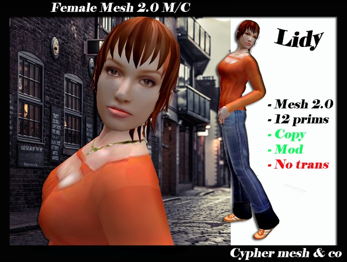 female mesh 2.0 M/C