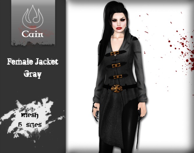 Cain - Gray - Female Jacket