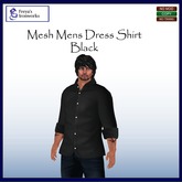 (BOX) FIW - Mesh Mens Dress Shirt - Pale Blue