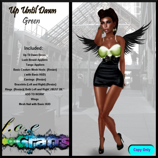 F.O.E. Crafts Up Til Dawn Green