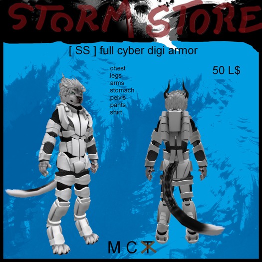SS full cyber digi armor