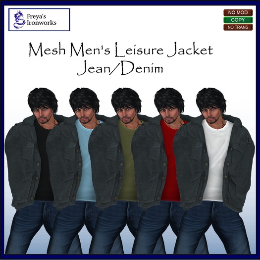 (BOX) FIW- Mesh Men's Leisure Jacket - Grey