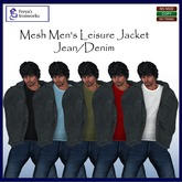 (BOX) FIW- Mesh Men's Leisure Jacket - Grey