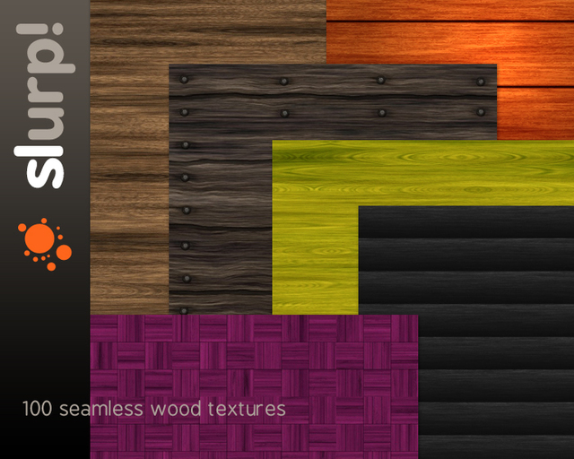 Slurp! - Seamless Wood Textures Pack