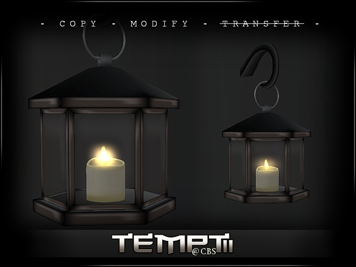 *Temptii* Wall Lantern [Chocolate]