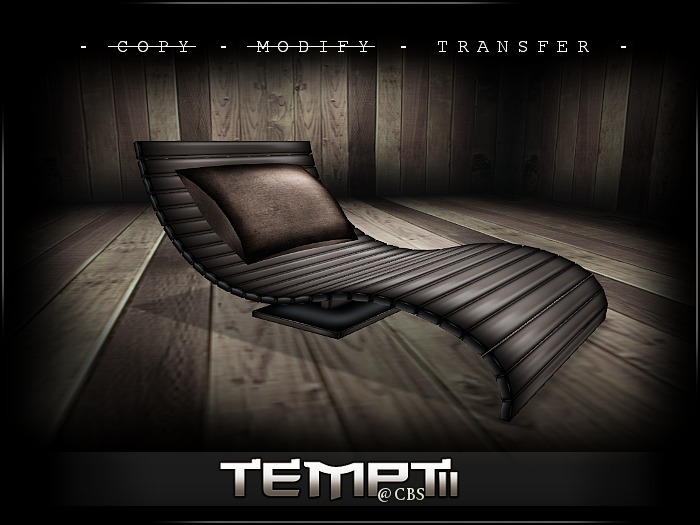 *Temptii* Sun Lounge [chocolate]