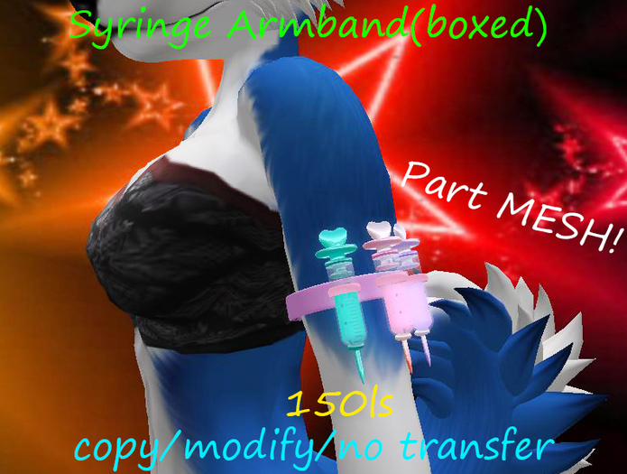 Girly Syringe Armband(Boxed)