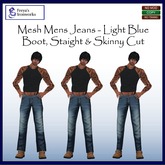 (BOX) FIW - Mesh Men's Jeans - Deep Blue