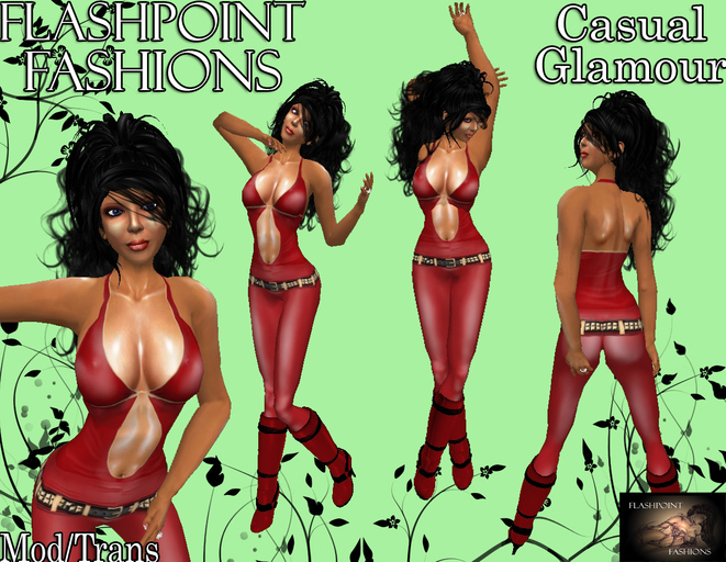 *Flashpoint* Casual Glamour *Red*