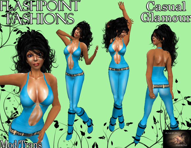 *Flashpoint* Casual Glamour *Blue*