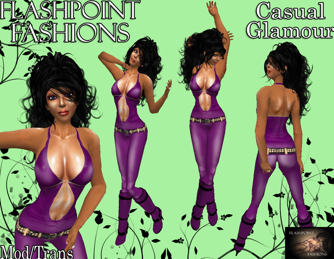 *Flashpoint* Casual Glamour *Purple*